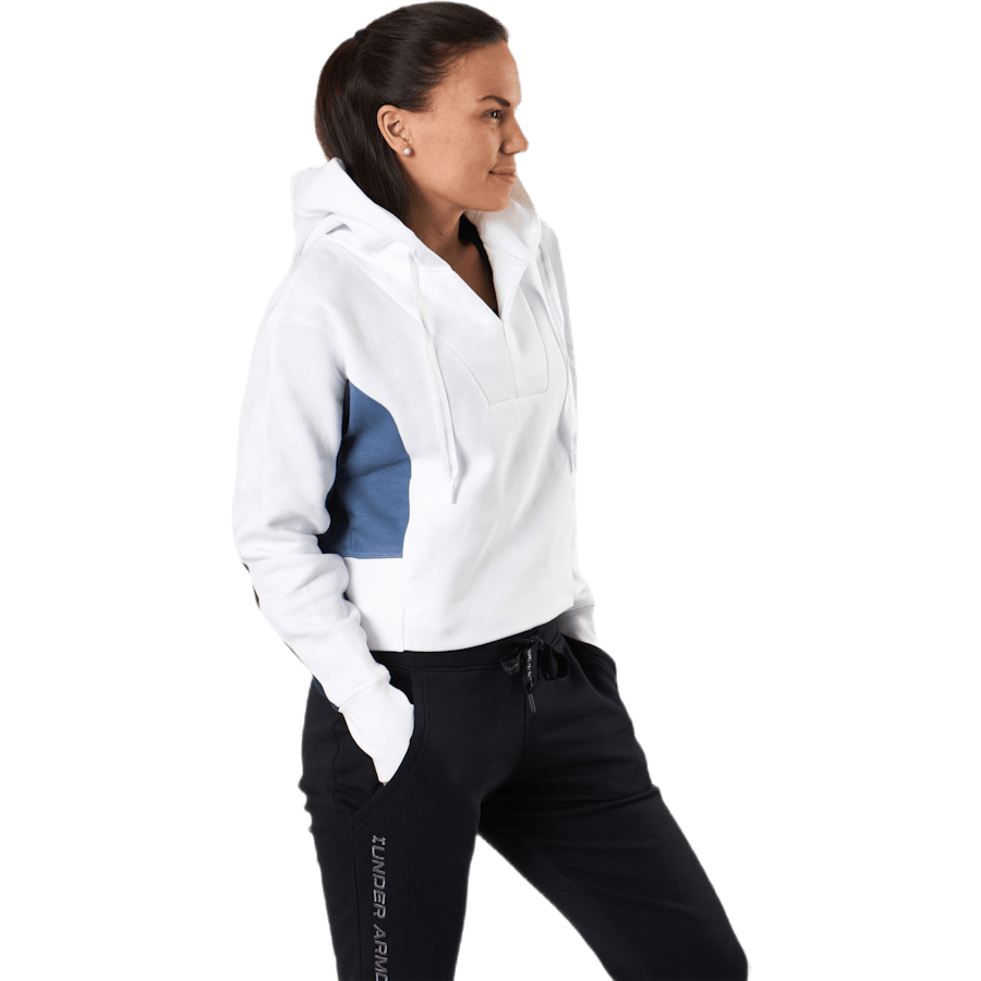 Rival Fleece EMB Hoodie White - Bild 2