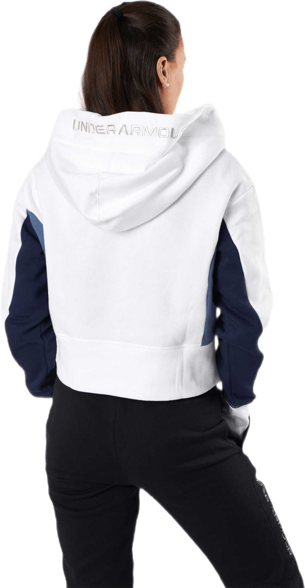 Rival Fleece EMB Hoodie White - Bild 3