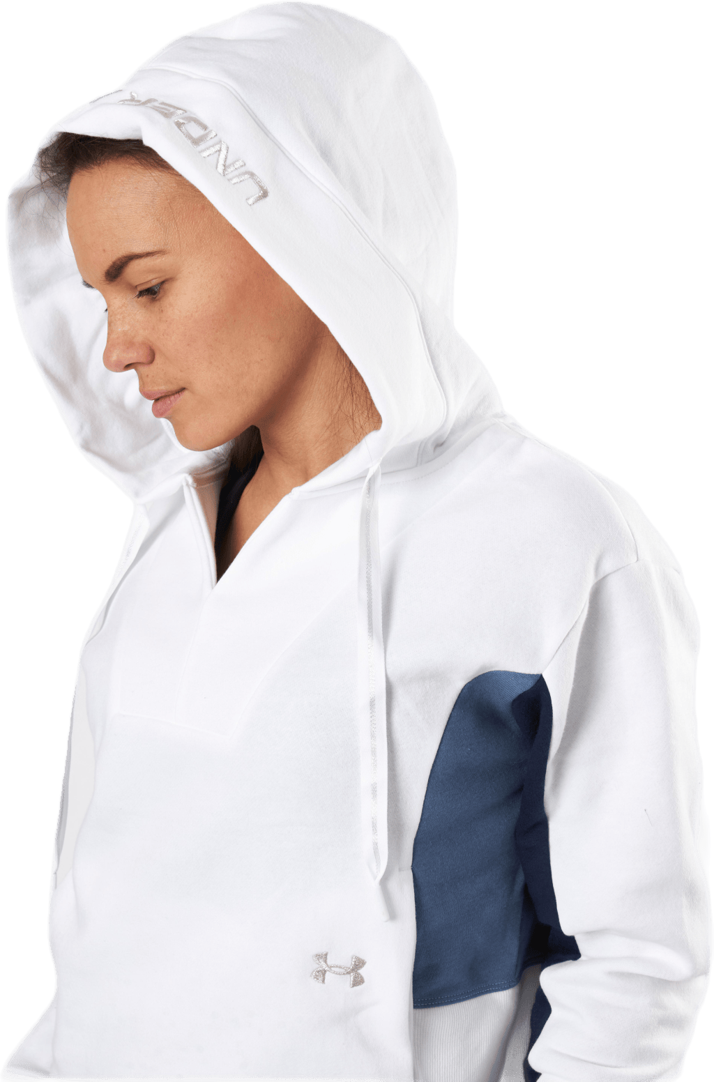 Rival Fleece EMB Hoodie White - Bild 4