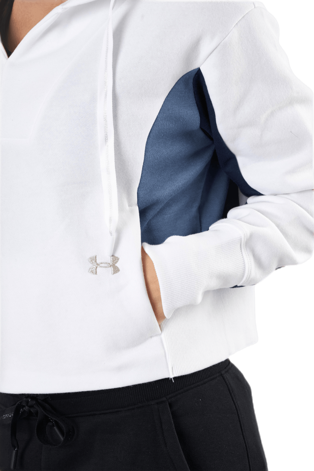 Rival Fleece EMB Hoodie White - Bild 5