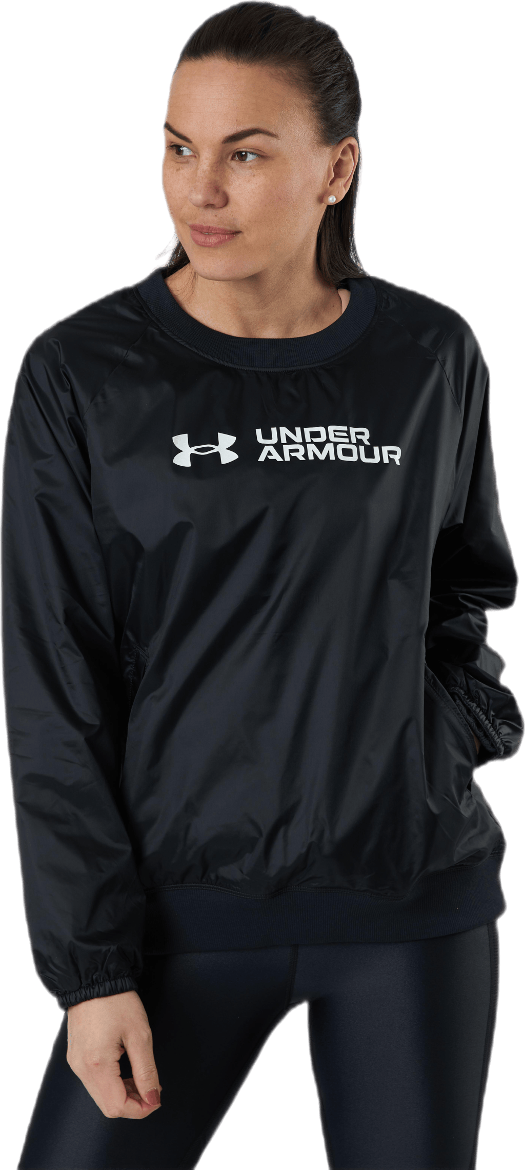 Recover Woven Shine Crew Black