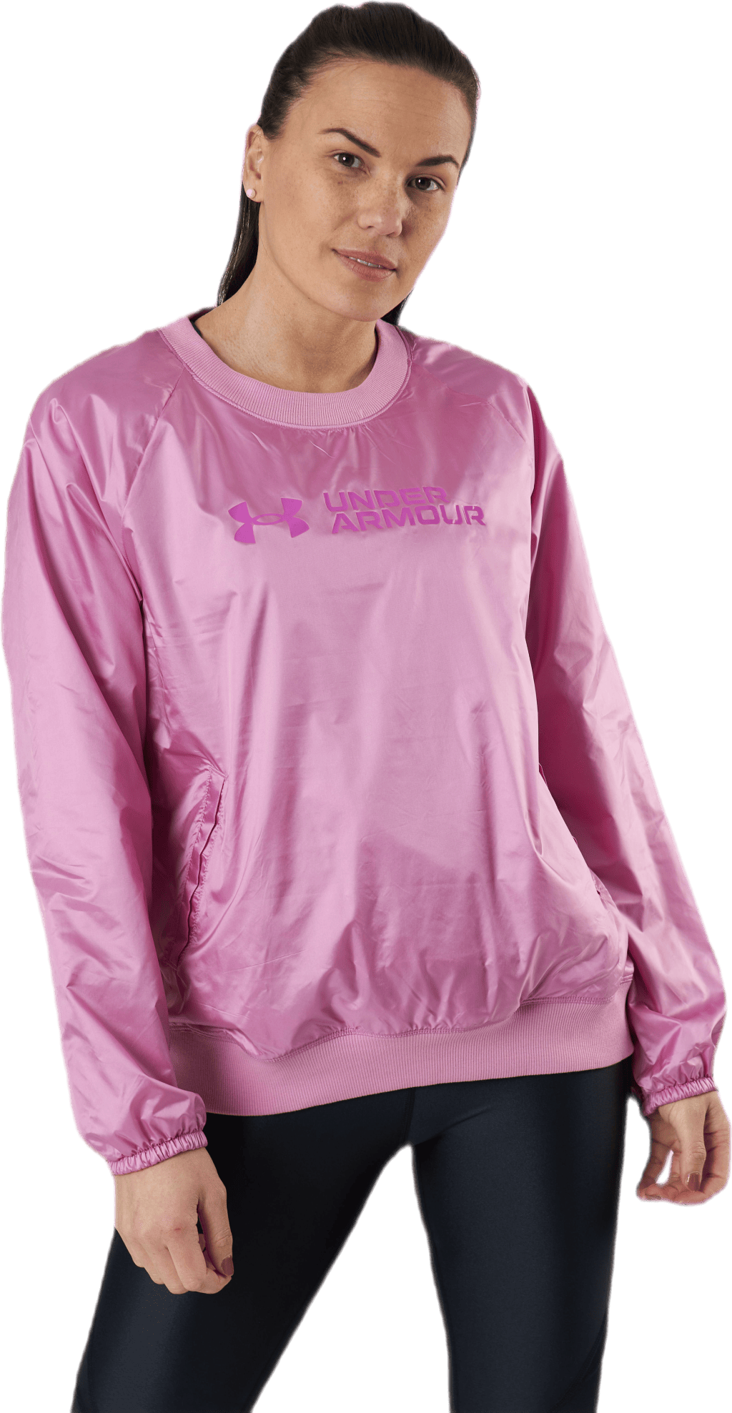 Recover Woven Shine Crew Pink