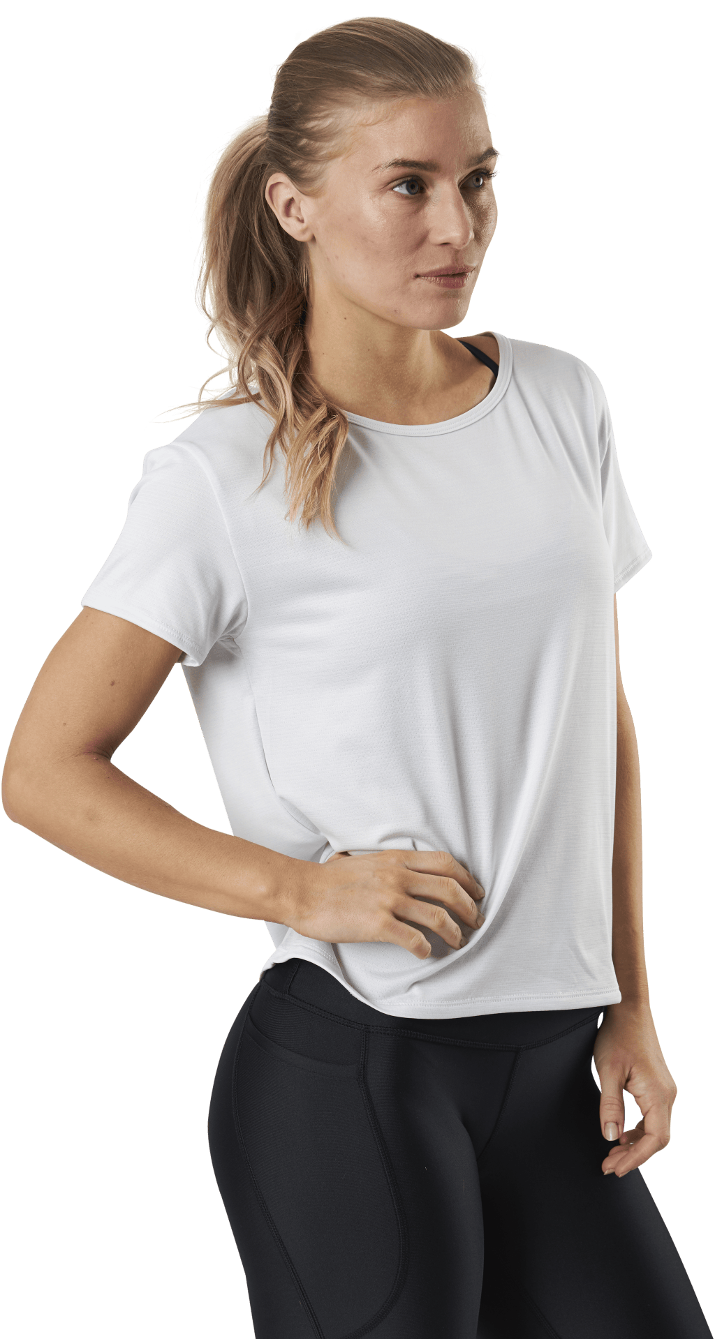 Tech Vent SS White, Female, Abbigliamento, Maglietta, Allenamento, Bianca, L