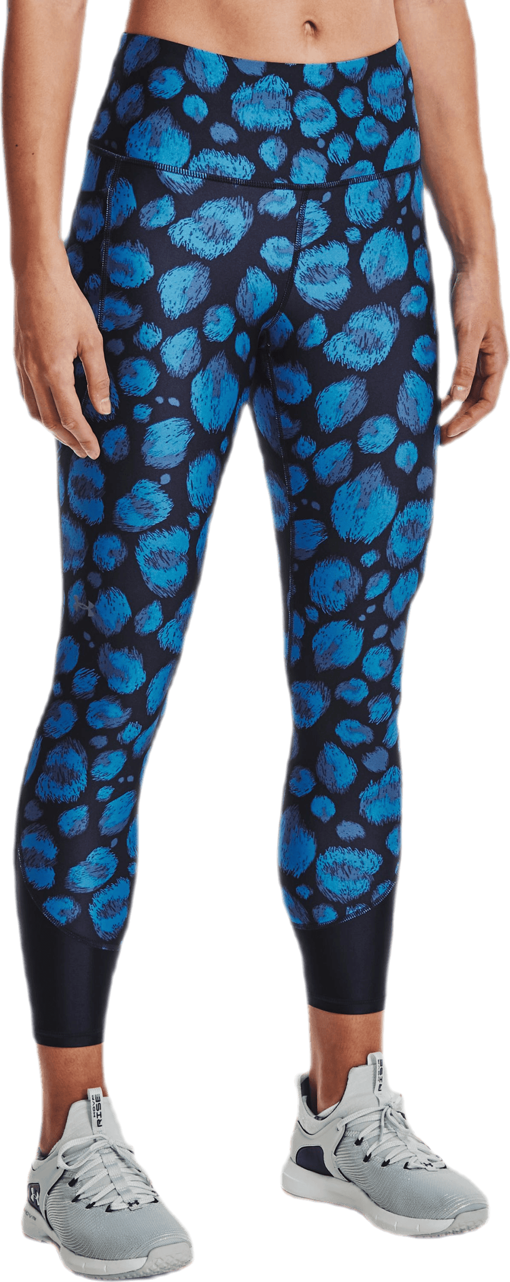 HG Armour AOP 7/8 Leg NS Blue, Female, Apparels, Leggings, Workout, Blue, M