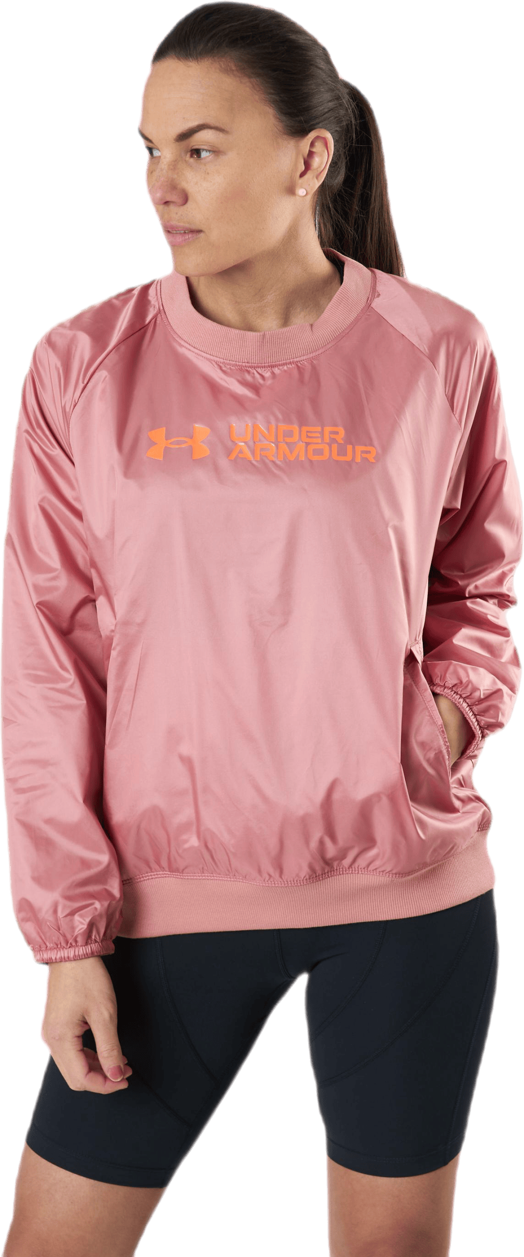 Recover Woven Shine Crew Pink