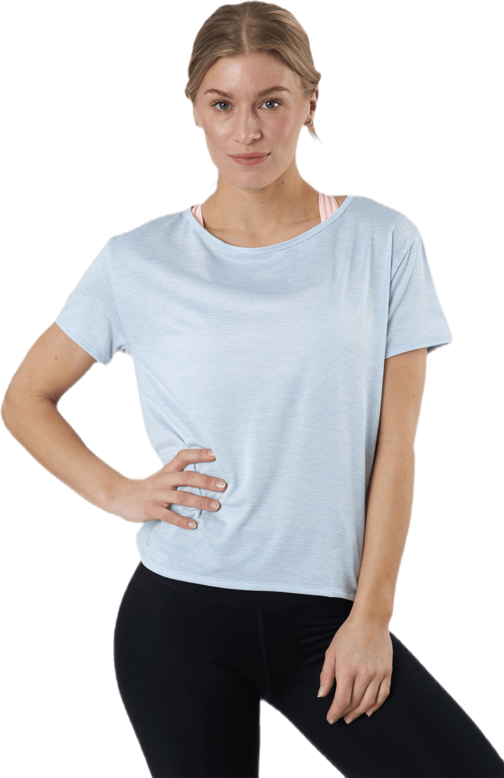 Tech Vent SS Blue, Female, Kläder, T-shirt, Träning, Blå, XS