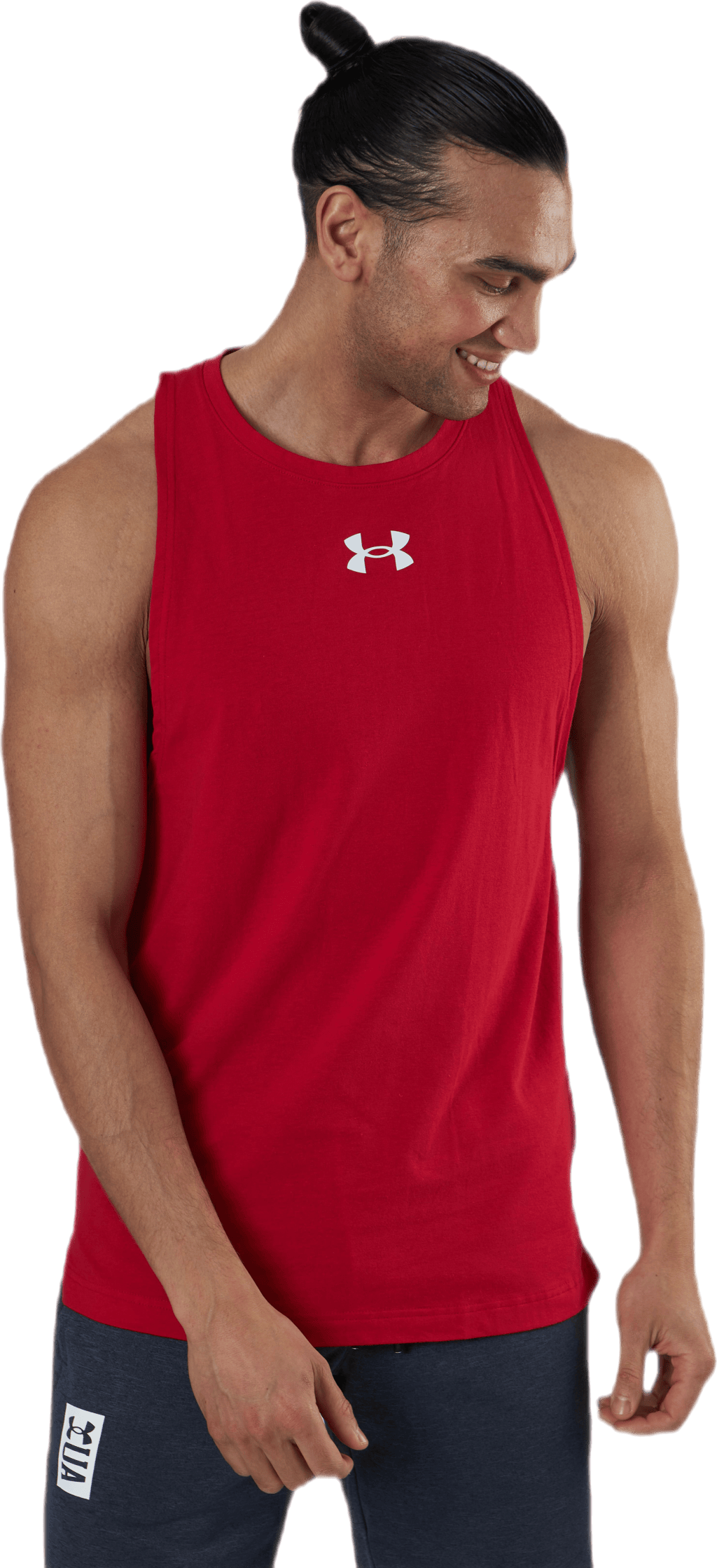 Baseline Cotton Tank Red, Male, Vêtements, Tops, Basketball, Rouge, XXL