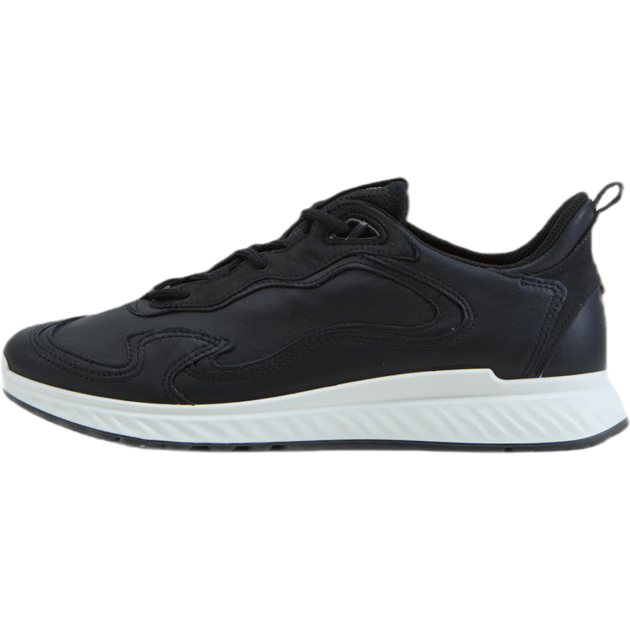 ST.1 Laced Shoes Black