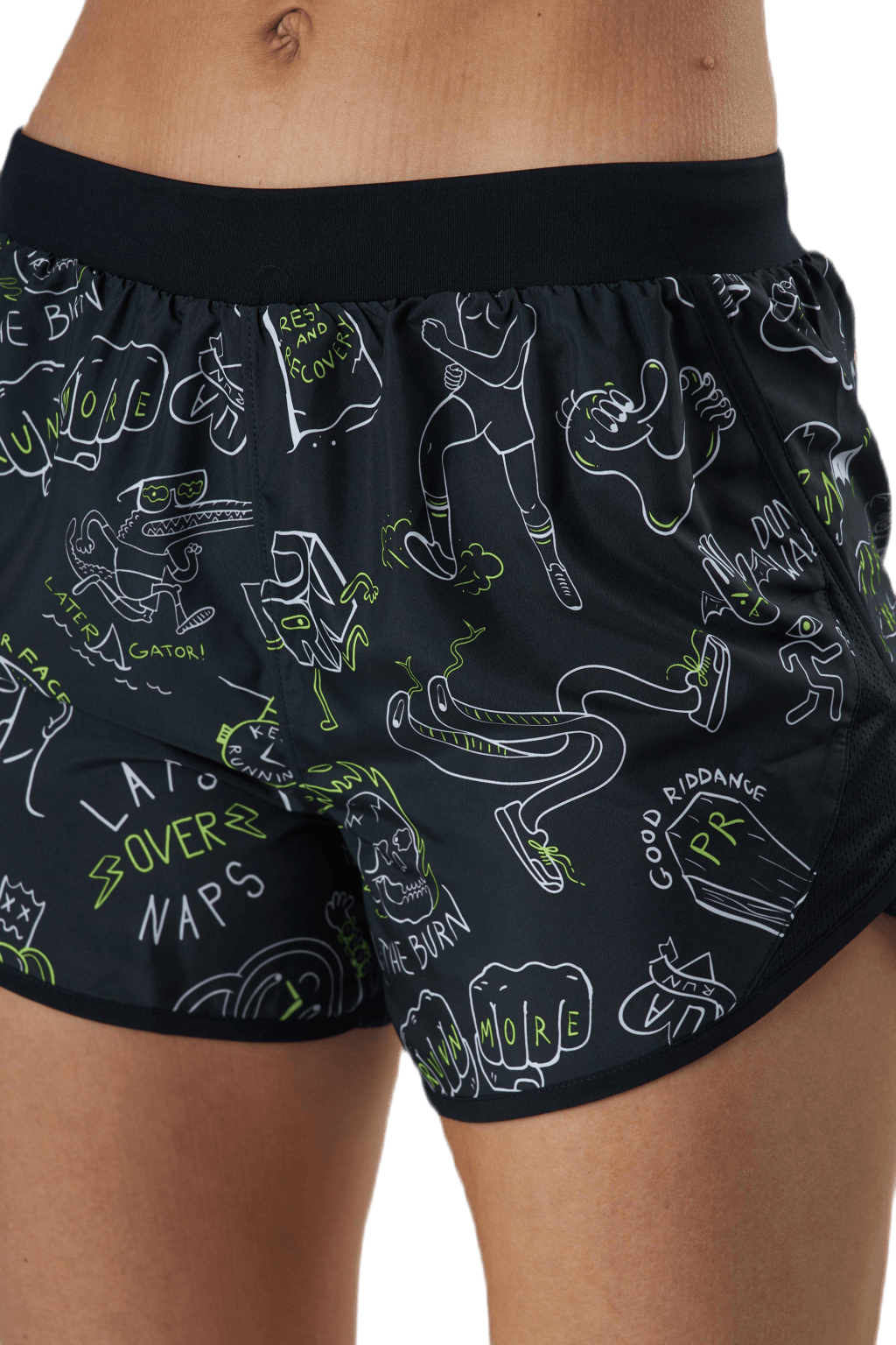 Run Ur Face Off Short Black - Bild 4