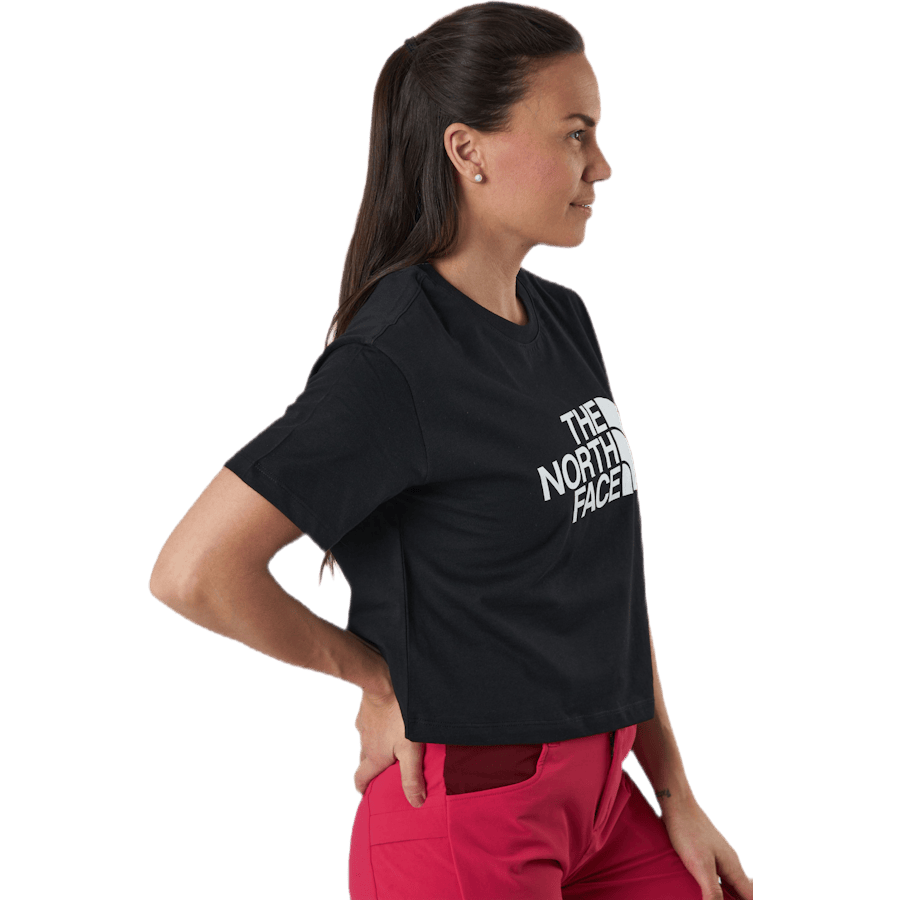 Cropped Easy Tee Black - Bild 2