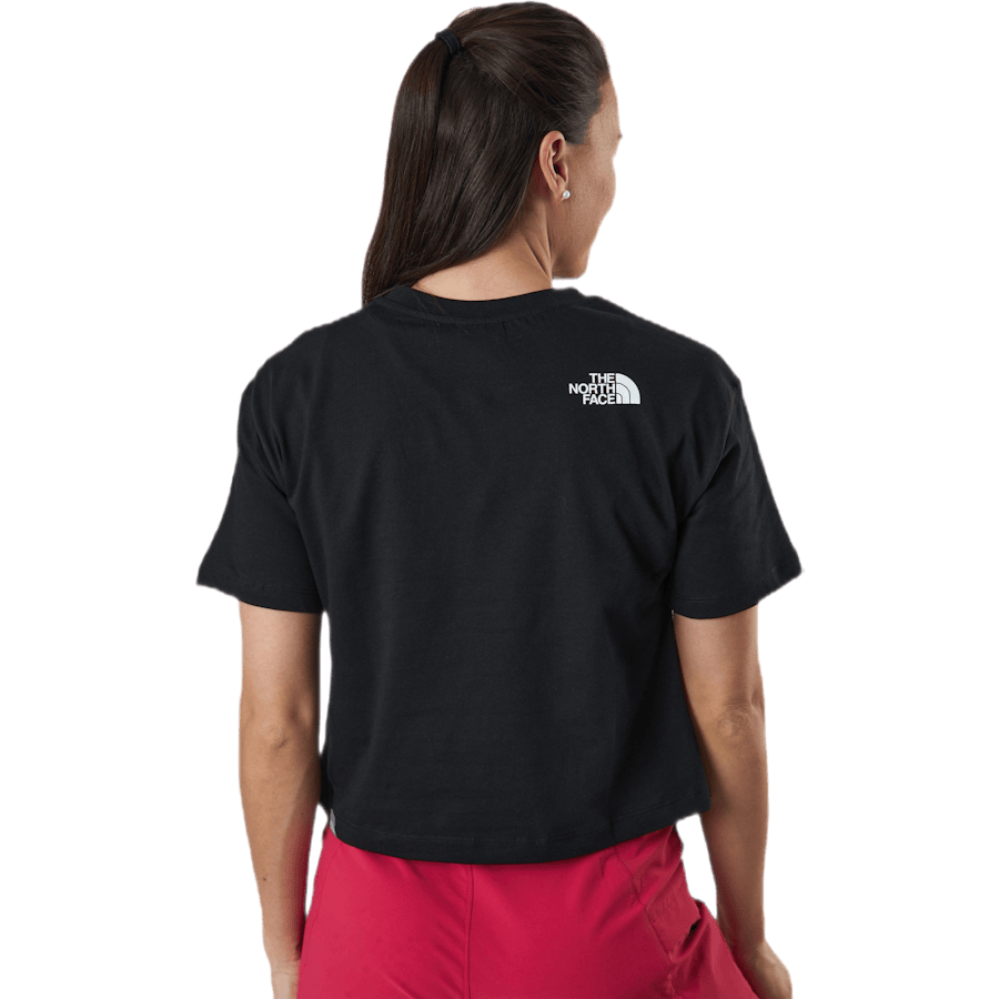 Cropped Easy Tee Black - Bild 3