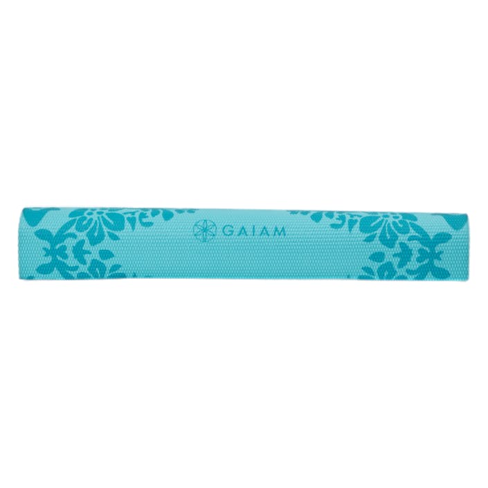 4mm Neo Baroque Yoga Mat Blue, Unisex, Equipment, Training equipment, Yoga, Blue, ONESIZE