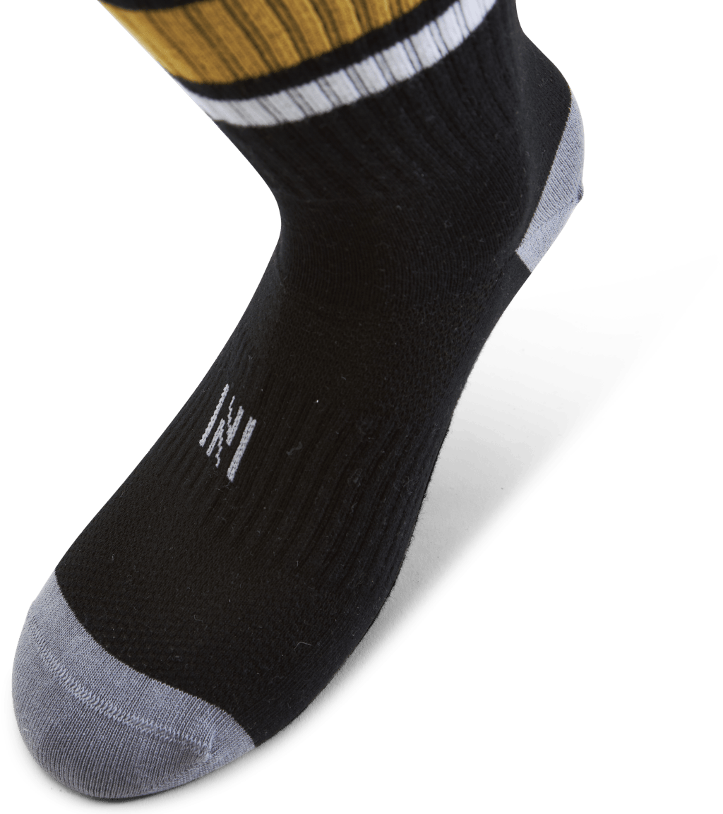 Retro 2-pack Sport Socks Black/Grey, Unisex, Apparels, Socks, Black/Grey, 39-42
