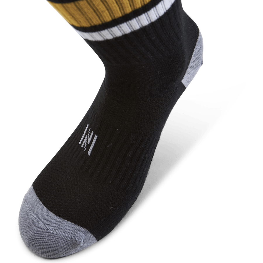 Retro 2-pack Sport Socks Black/Grey