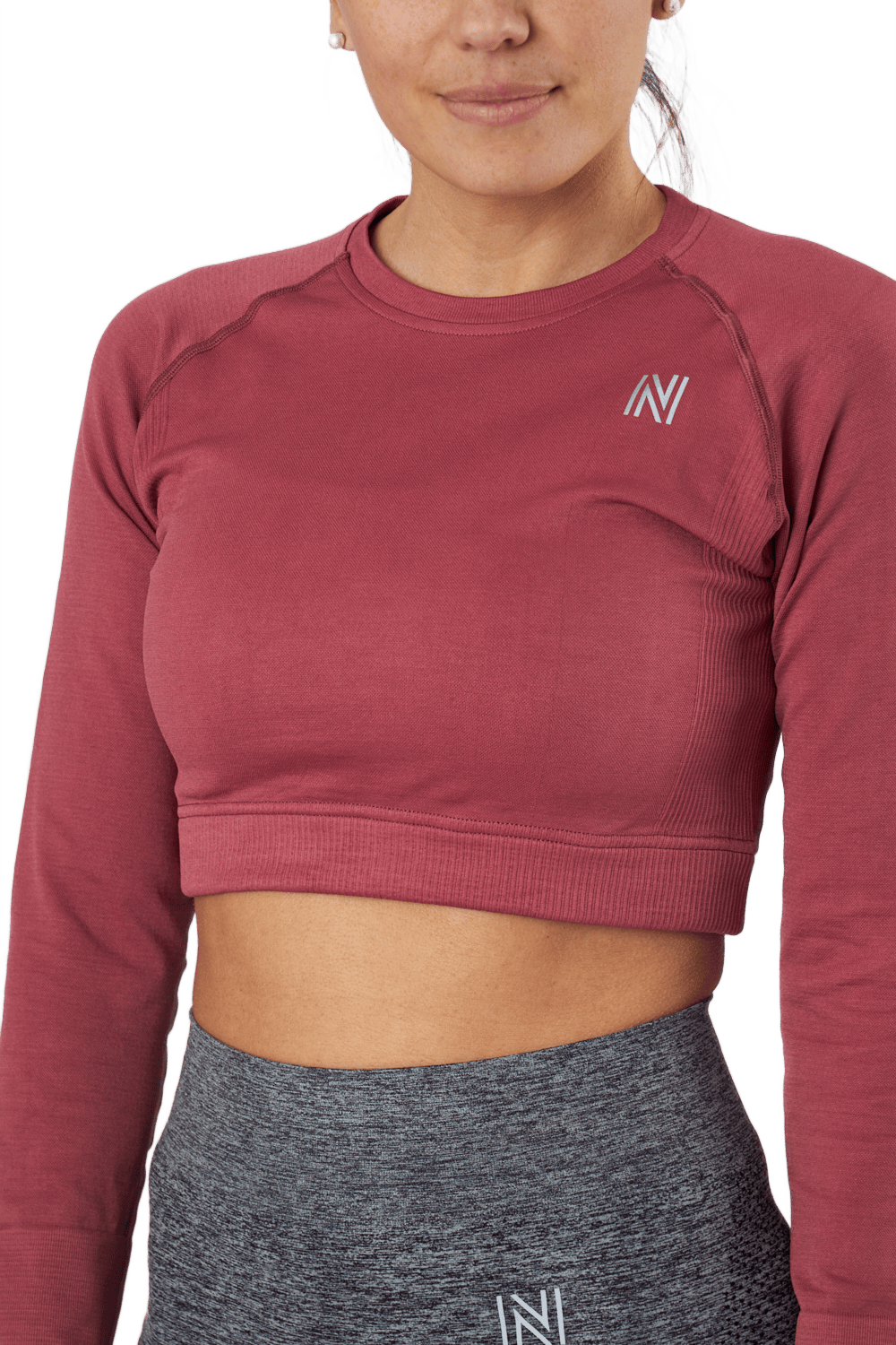 Molly Seamless LS Crop Top Pink - Bild 4