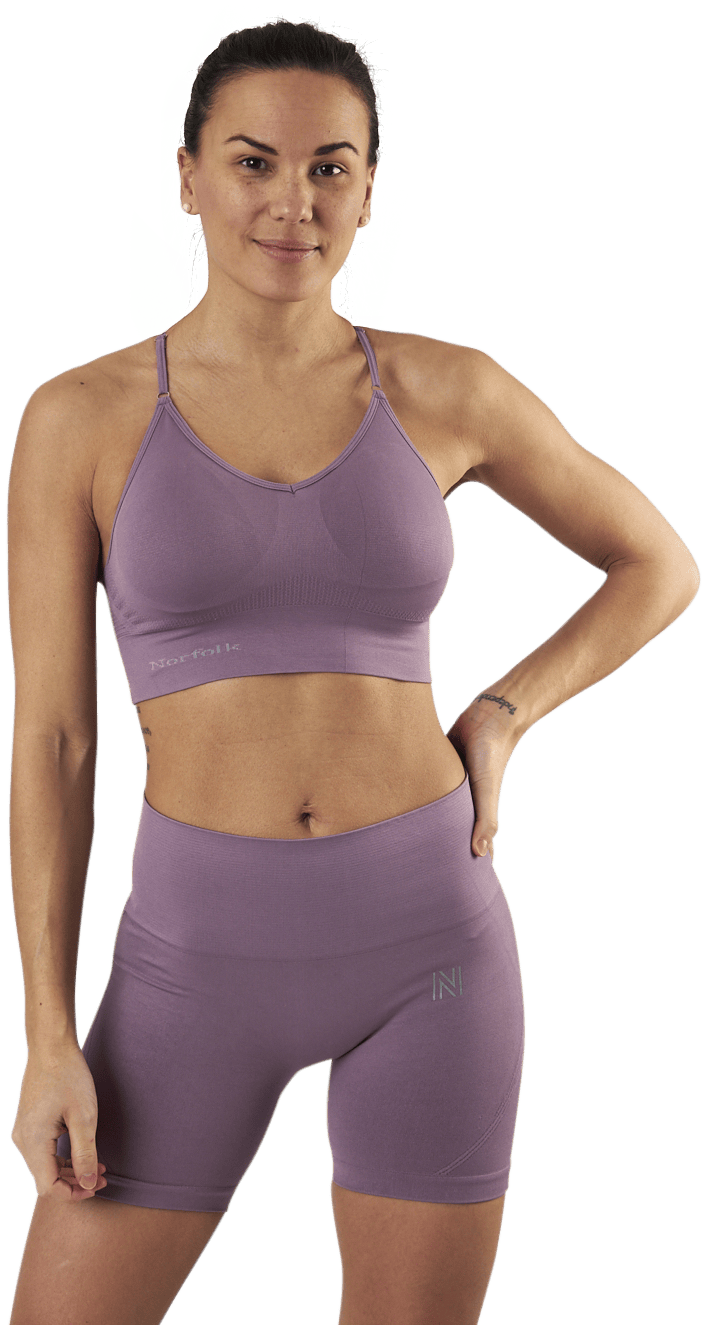 Alexa Sports Bra Purple, Female, Ropa, Sujetador deportivo, Running, Morado, M