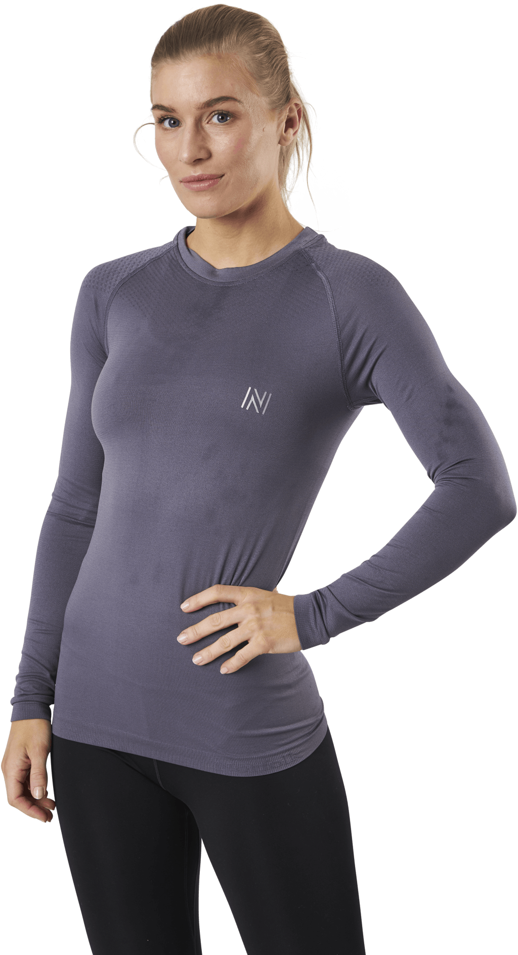 Dylan LS T-Shirt Blue, Female, Apparels, base layers, Workout, Blue, L