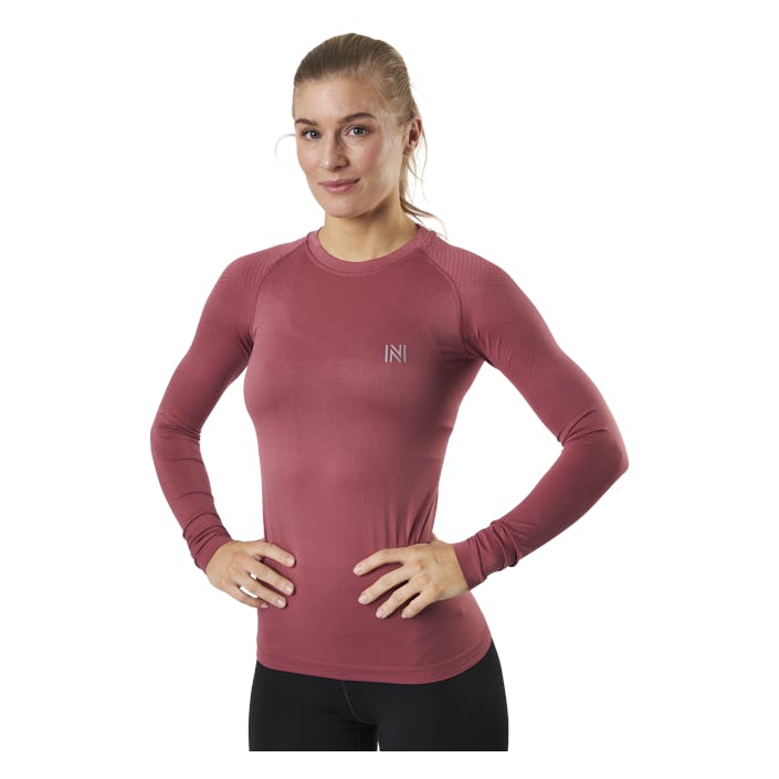 Dylan LS T-Shirt Pink, Female, Kleding, basis lagen, Training, Roze, S