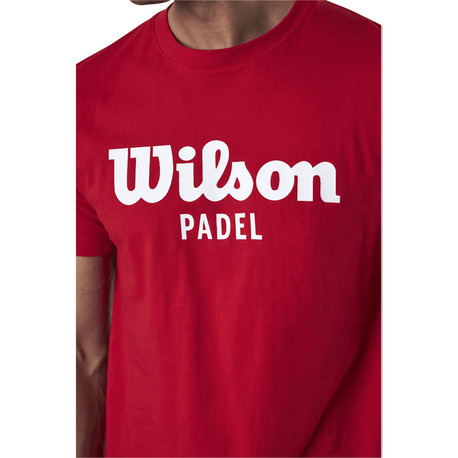 Padel Scrpt Tee Red - Bild 4