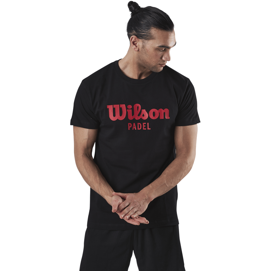 Padel Scrpt Tee Black