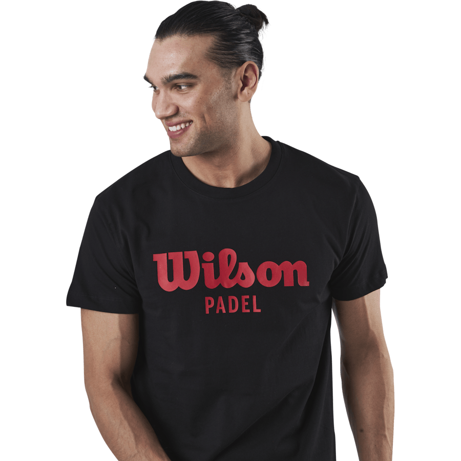 Padel Scrpt Tee Black - Bild 3