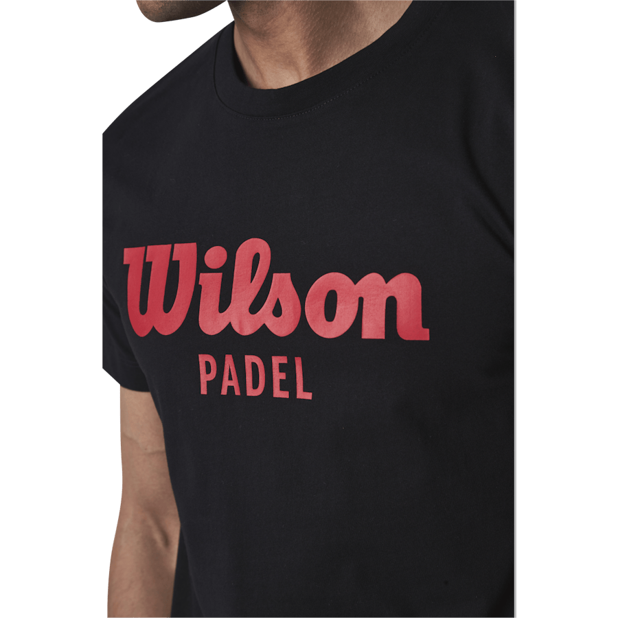 Padel Scrpt Tee Black - Bild 4