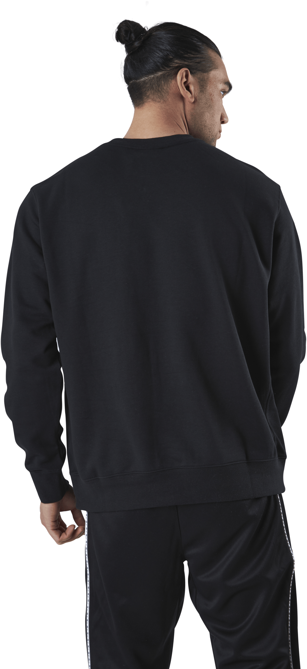 Sportswear Club Men's French Terry Crew BLACK/WHITE - Bild 2