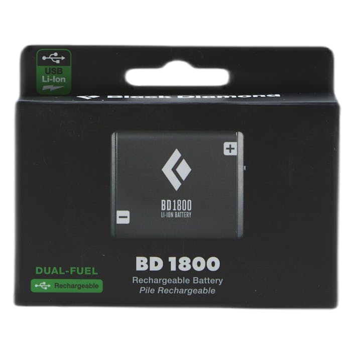 BD 1800 Battery & Charger Black, Unisex, Apparatuur, Wandeluitrusting, Zwart, ONESIZE