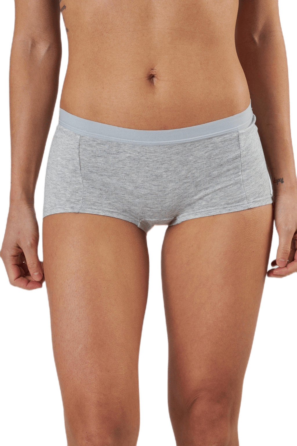 Mia Solid Minishorts 3-Pack White/Black, Female, Apparels, Underwear, White/Black, 40