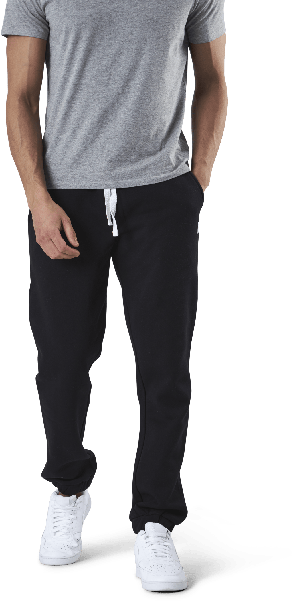 Borg Sport Logo Pant Black, Male, Kleding, Broek, Zwart, M