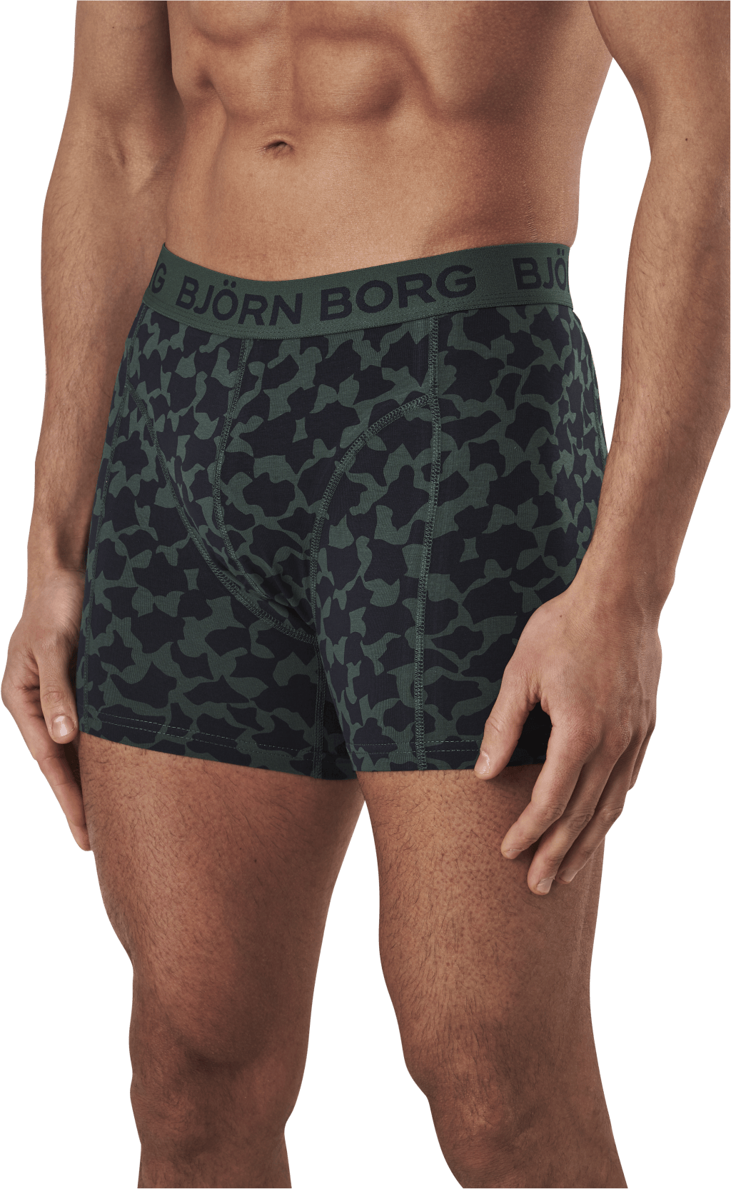 Sammy Digital Woodland 3-Pack Green, Male, Kleding, Ondergoed, Groen, S