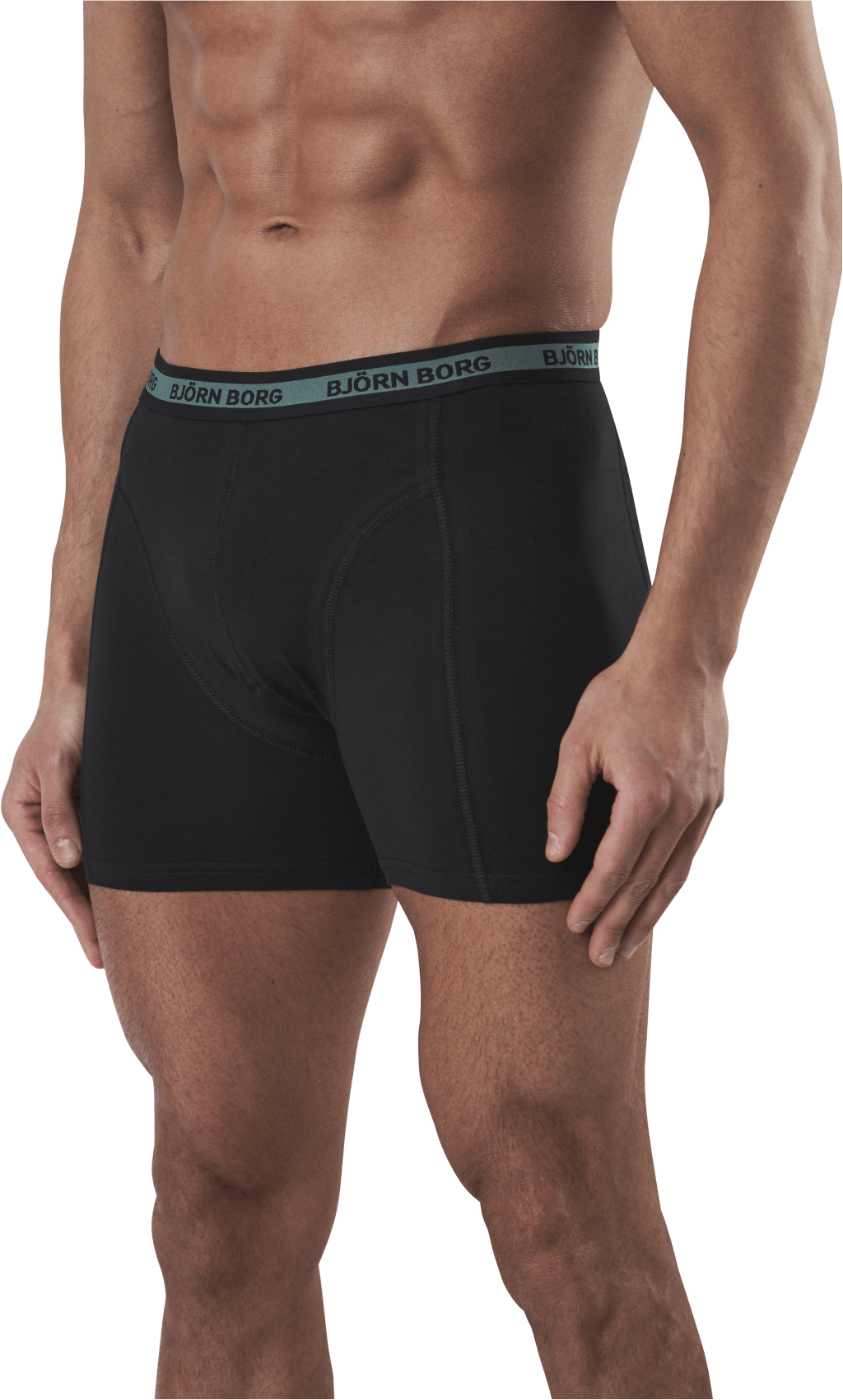 Sammy Solid Multi 7-Pack Black, Male, Kleding, Ondergoed, Zwart, S