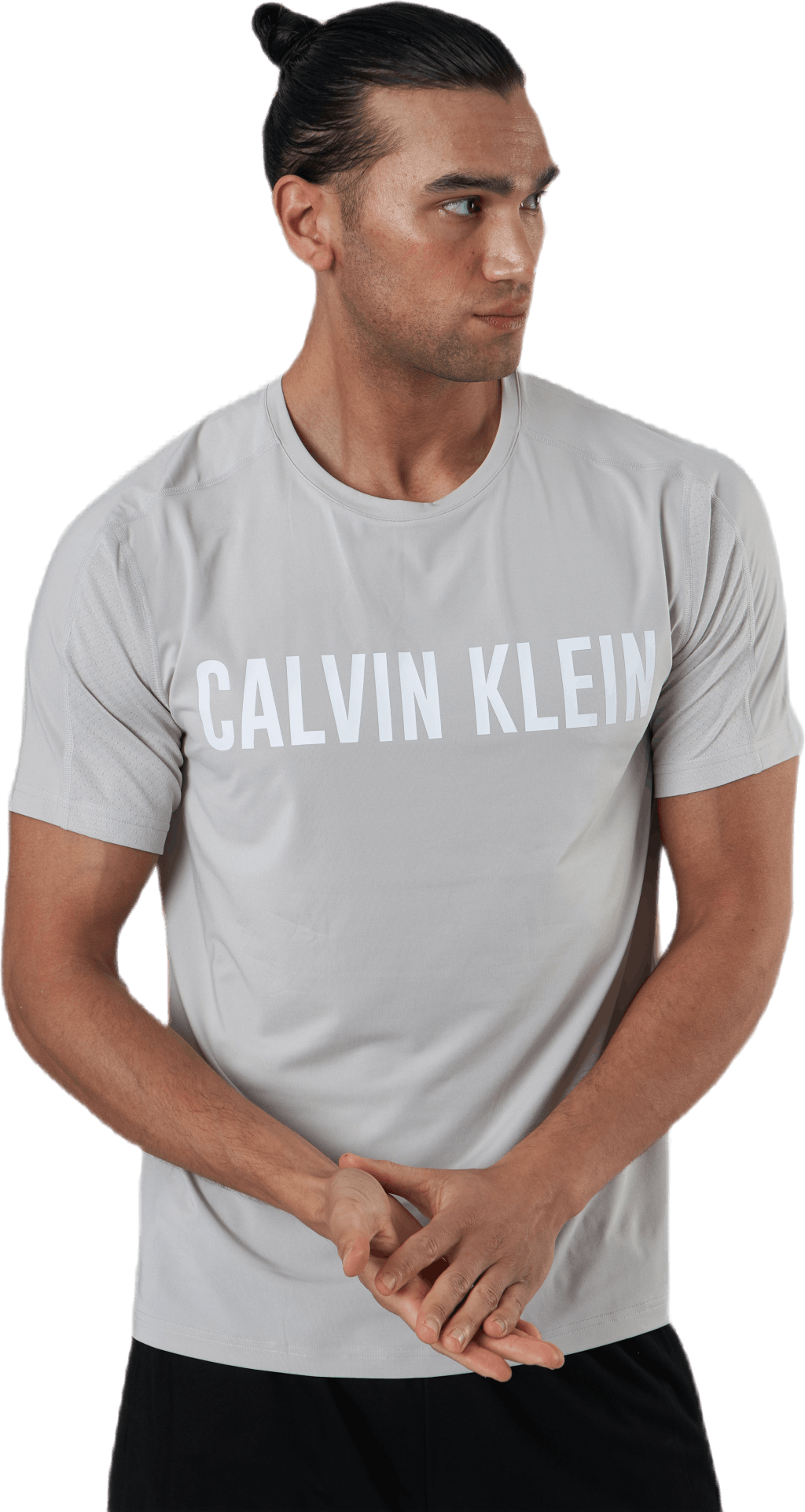 Short Sleeve T-Shirt Grey, Male, Odzież, Podkoszulek, Trening, Szary, S