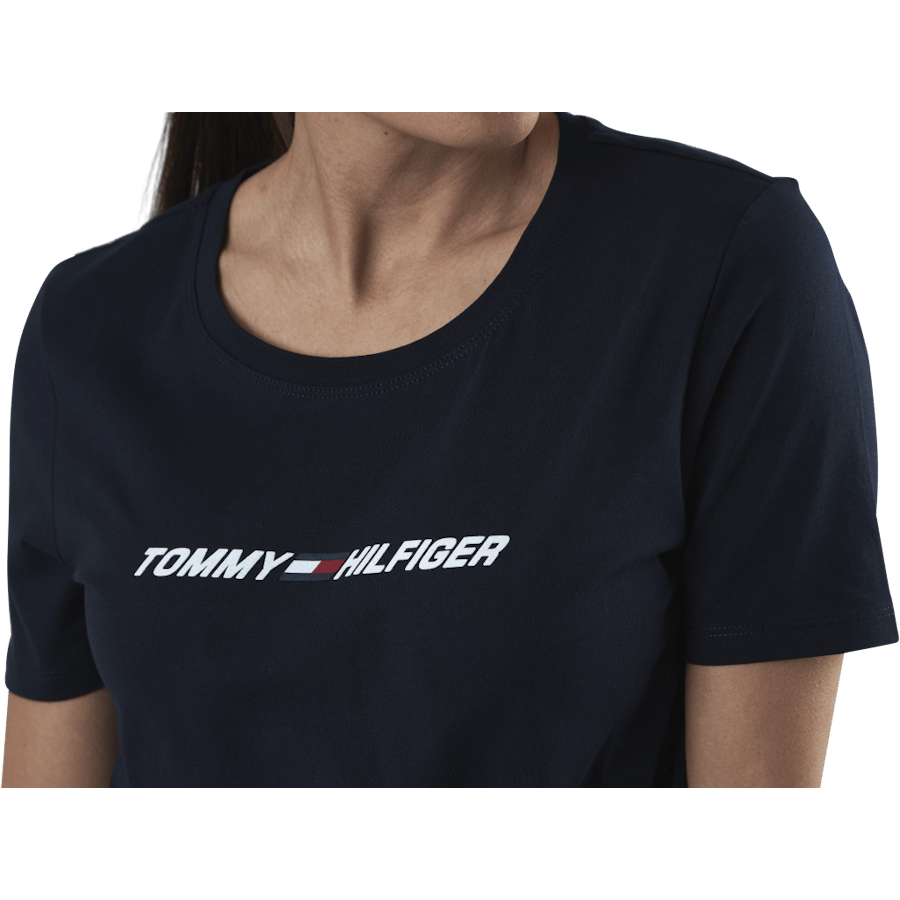 Regular C-Nk Graphic Tee Ss Blue - Bild 4