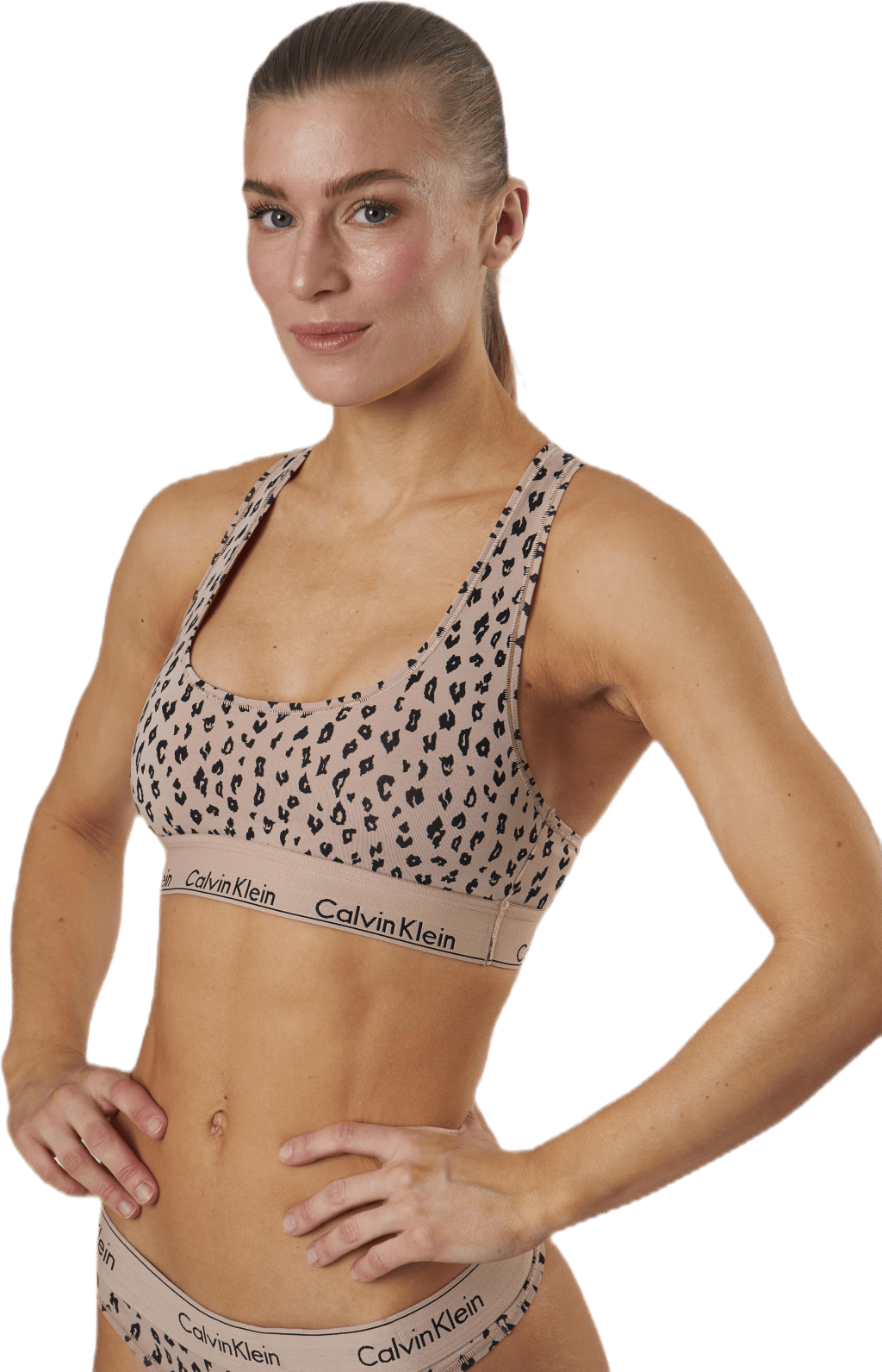 Modern Cotton Unlined Bralette Beige - Bild 2