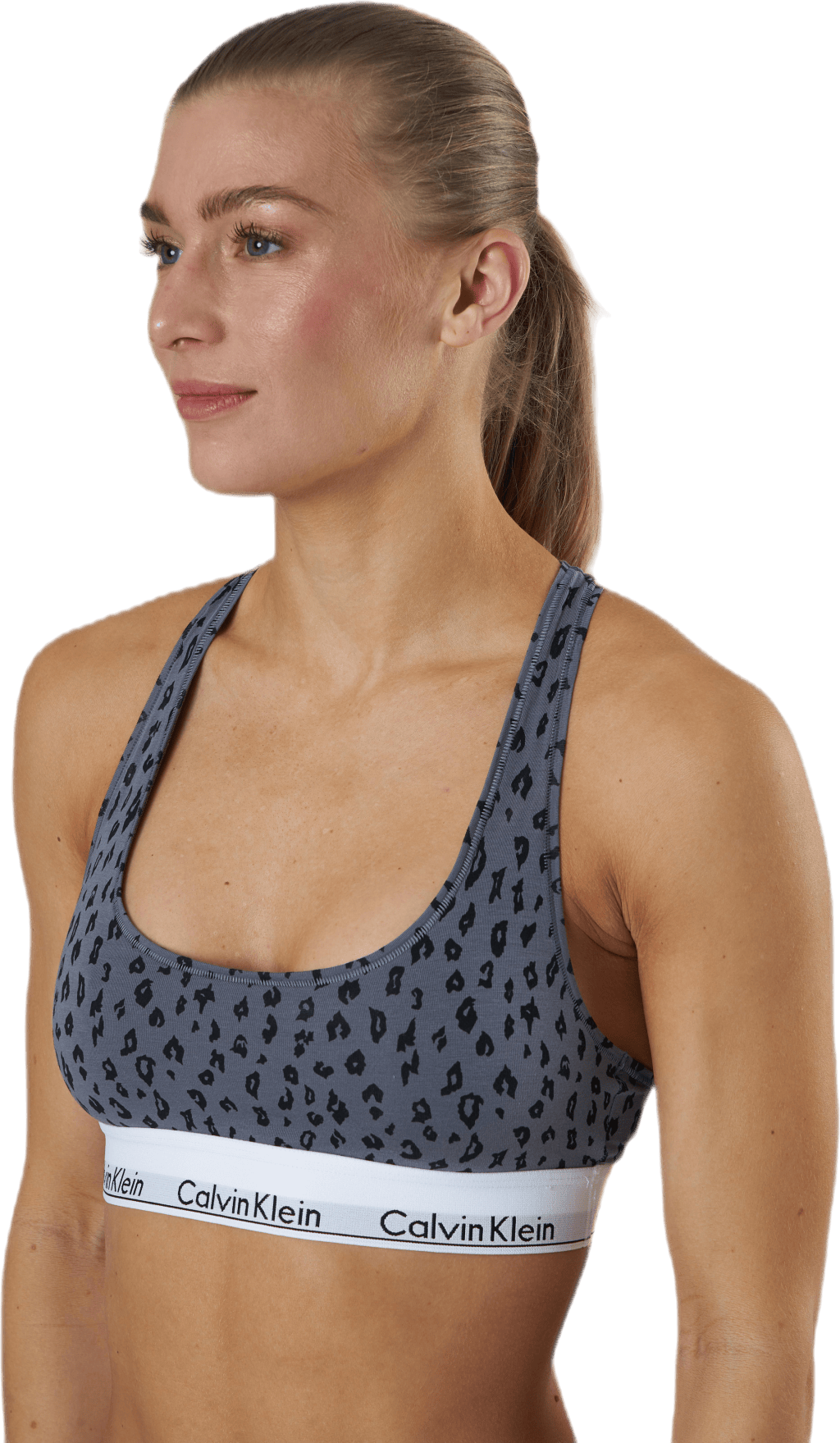 Modern Cotton Unlined Bralette Grey, Female, Apparels, Underwear, Grey, XS