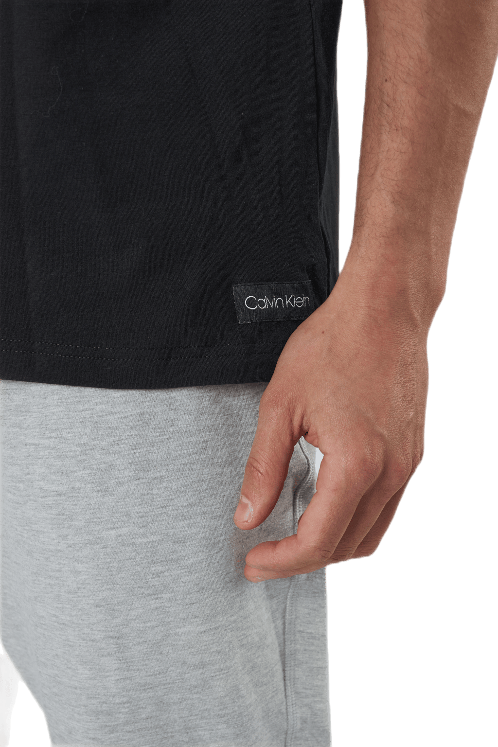 Eco Cotton S/S Crew Neck Black - Bild 4