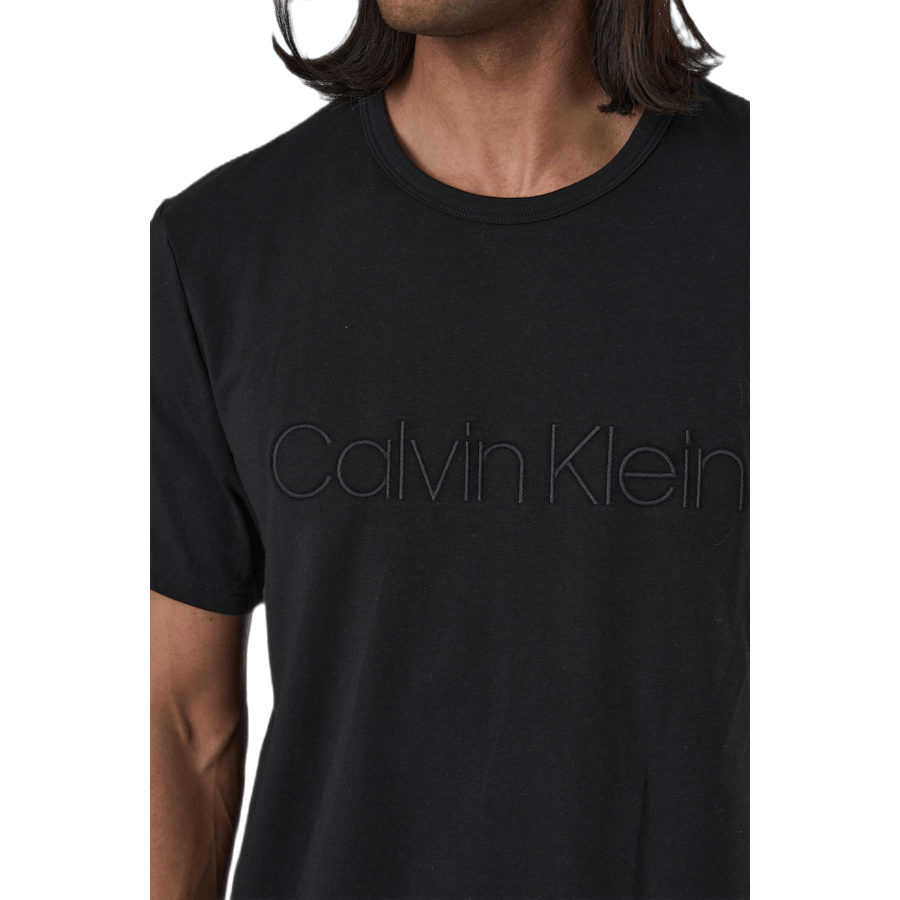 Eco Cotton S/S Crew Neck Black - Bild 5