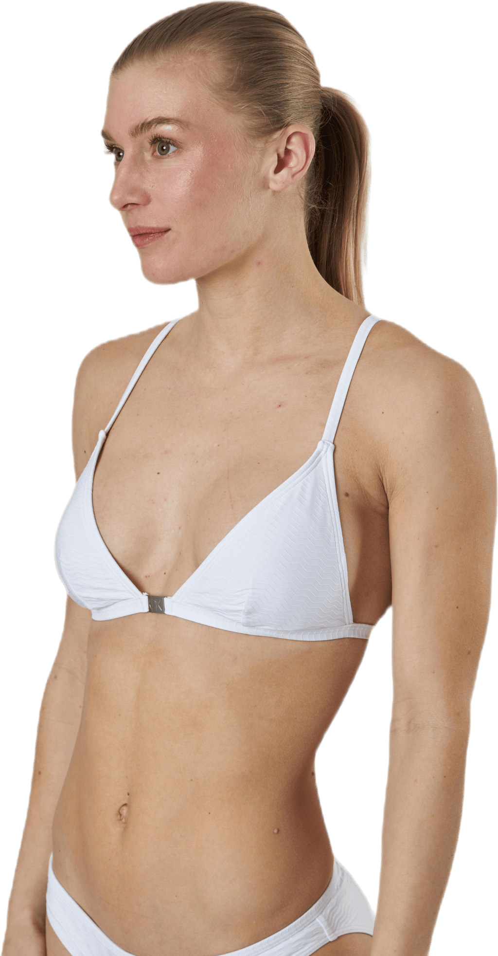 Core Textured Triangle-Rp White