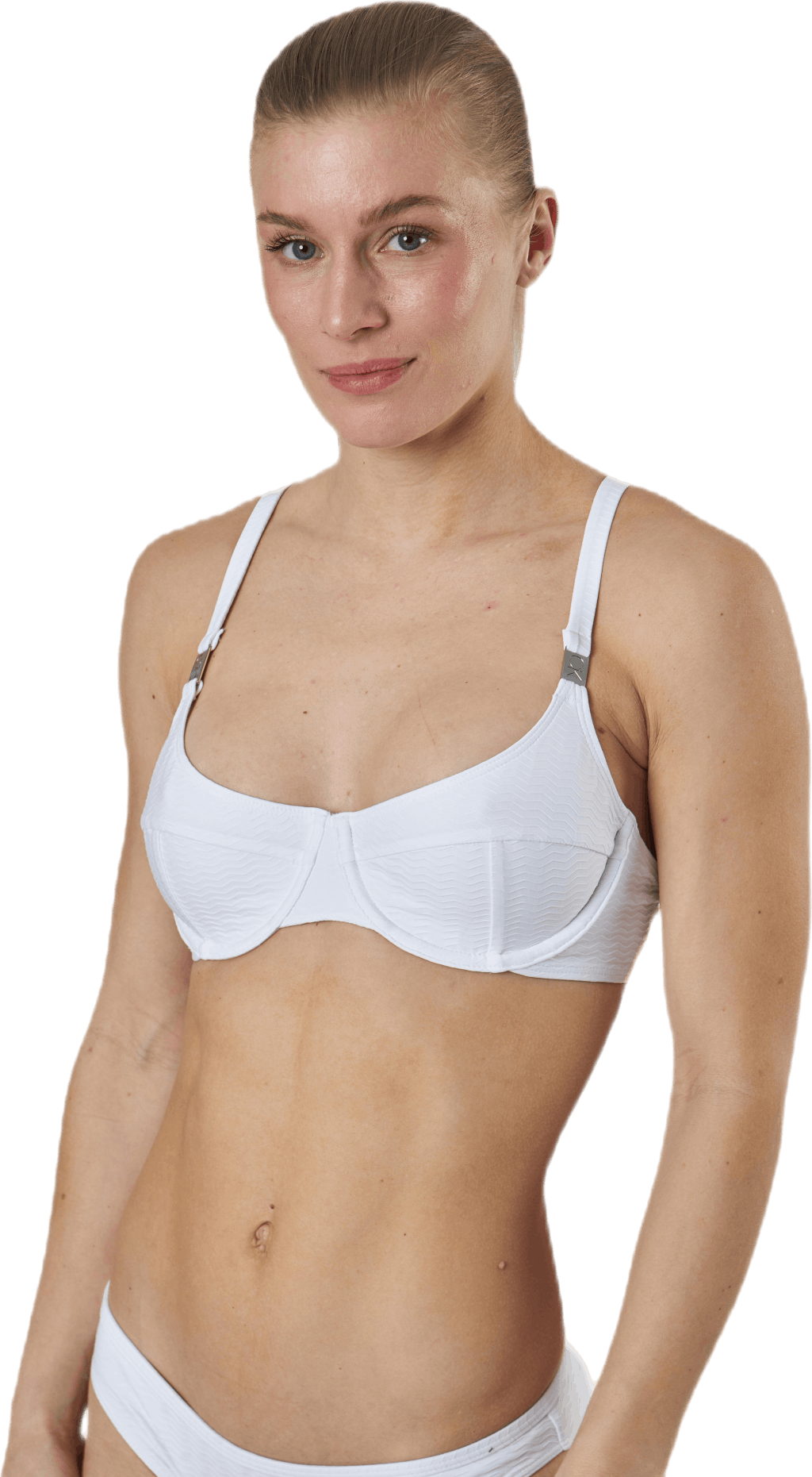 Core Textured Balconette White, Female, Kleding, Zwemkleding, Zwemmen, Wit, 36 B
