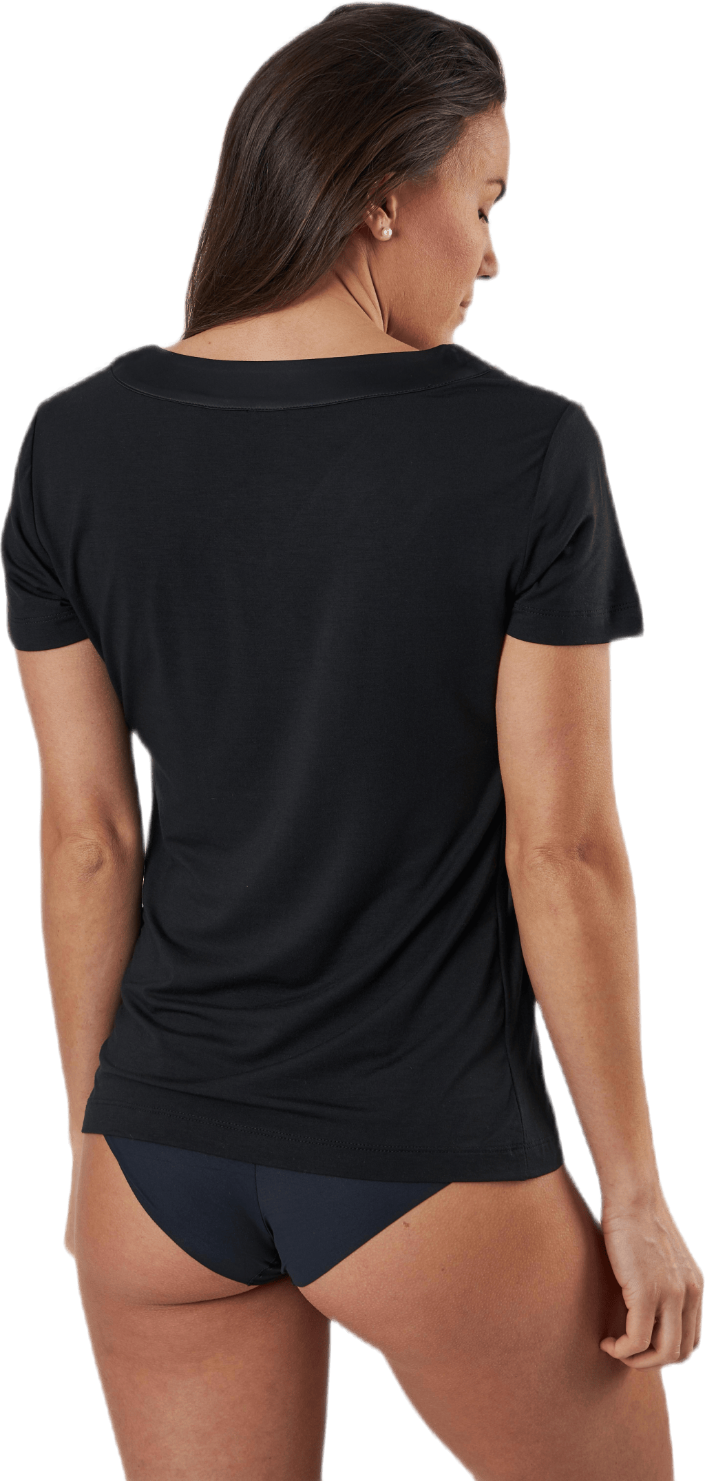S/S V-Neck Black - Bild 3