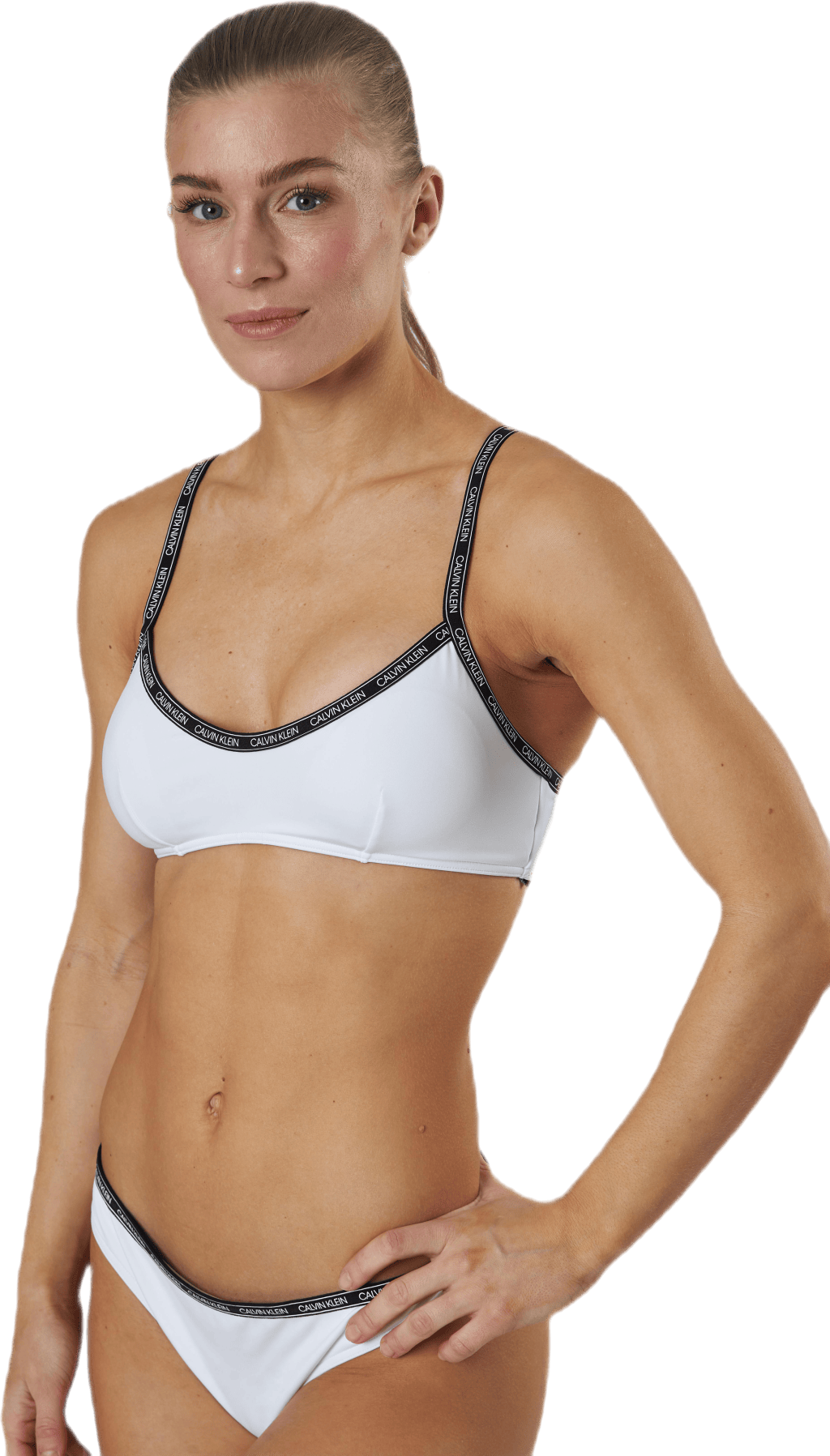 Core Logo Tape Bralette-Rp White - Bild 2