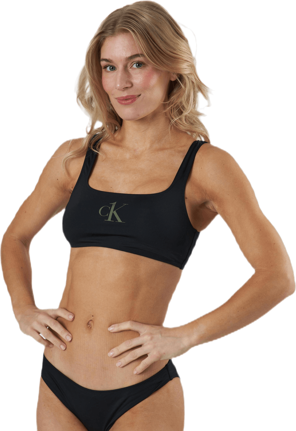 Ck One Bralette Black, Female, Vêtements, Maillots de bain, Natation, Noir, L