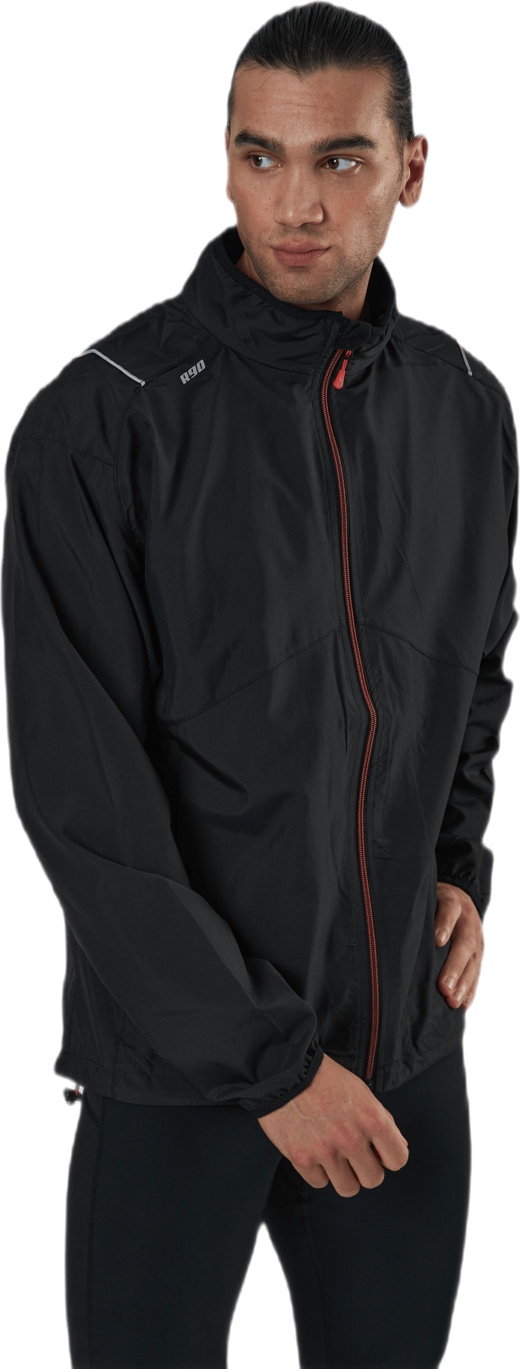 R90 Light Jacket Black, Male, Apparels, jackets, Running, Black, XL