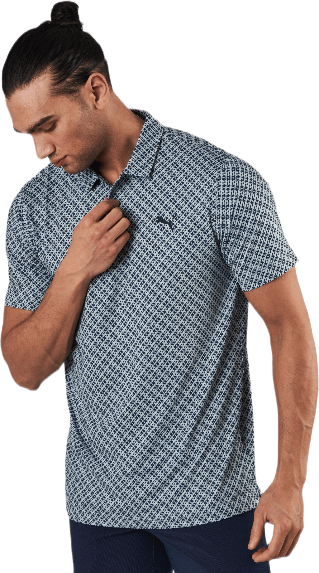 Mattr Leucadia Polo Blue, Male, Apparels, T-shirt, Golf, Blue, S