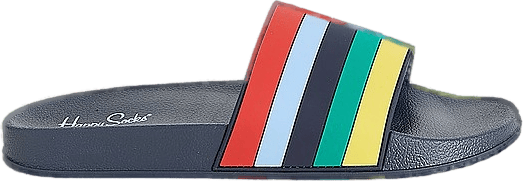 Pool Slider Stripe Patterned, Unisex, Shoes, Sandals and Slippers, Patterned, EU 42/43