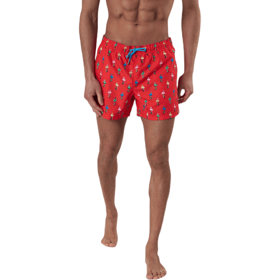 Flamingo Swimshorts Red