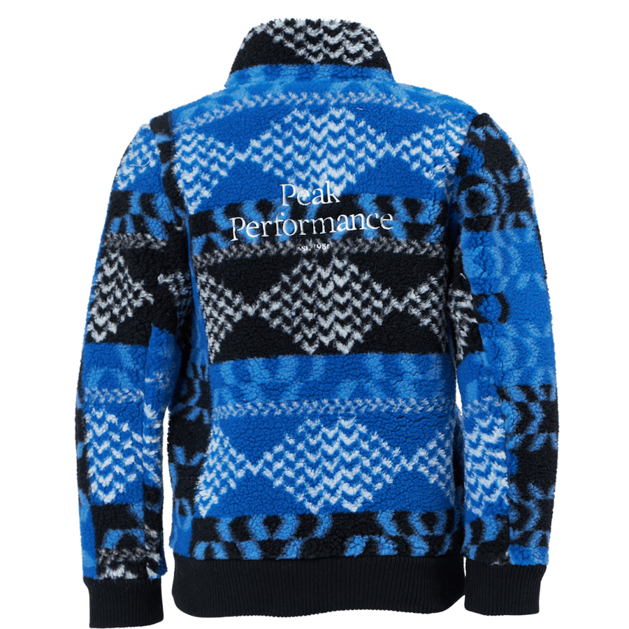 Junior Original Pile Zip Jacket Blue/Black - Bild 3