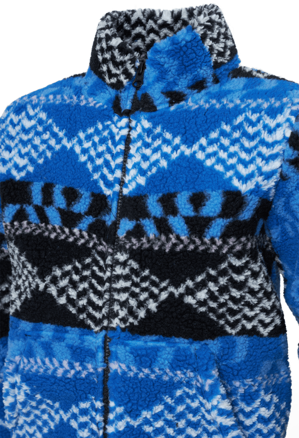 Junior Original Pile Zip Jacket Blue/Black - Bild 4