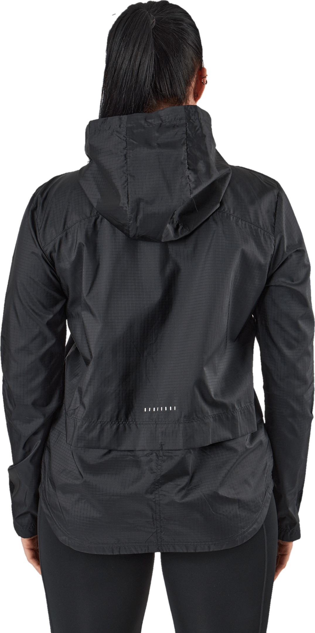 Essential Women's Running Jacket BLACK/REFLECTIVE SILV